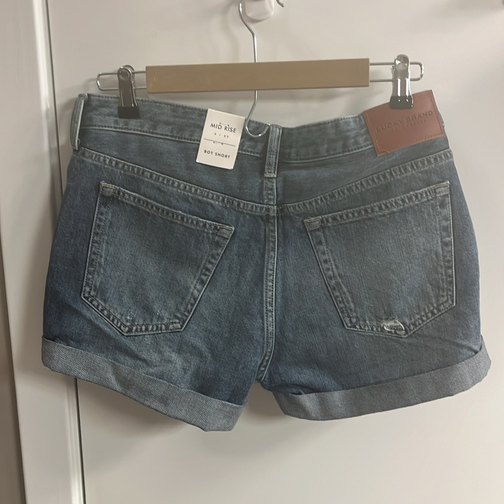 NWT Lucky Brand Denim Boy-Shorts